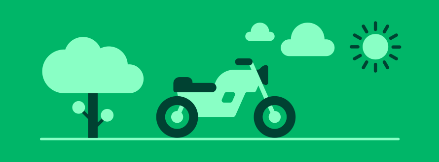 Lilla motorcykel
