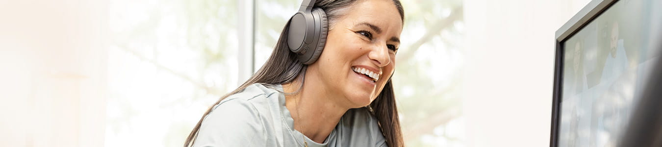 Kvinde med headset